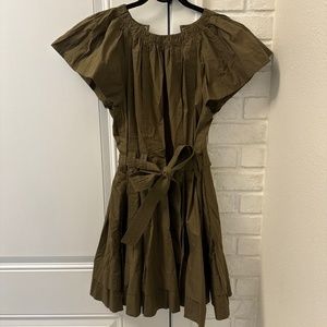 Ulla Johnson green mini dress